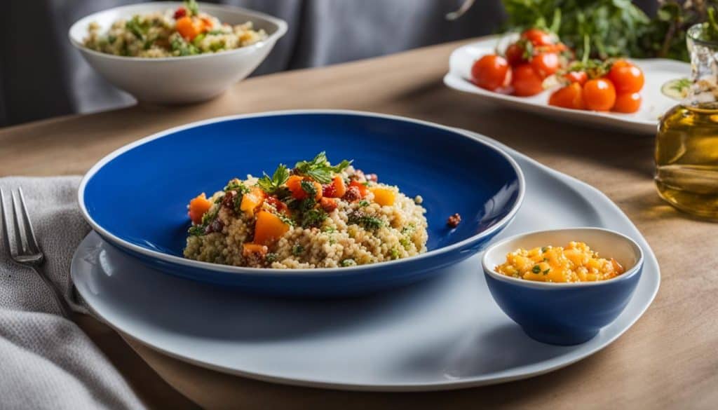 Blue plate