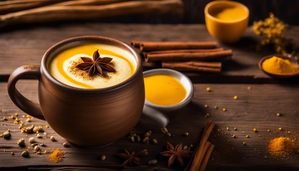 golden milk latte