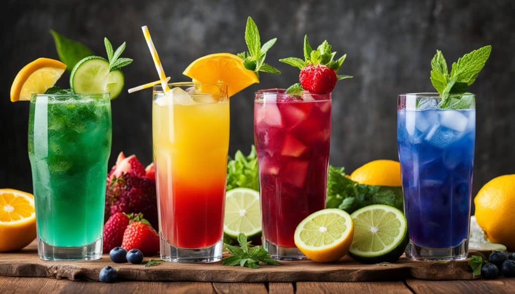healthy drink mixes for alcohol
