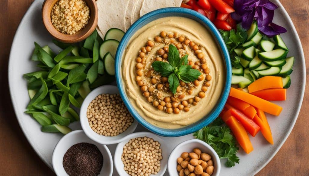 high protein hummus