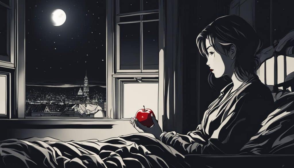 is it good eating apple at night