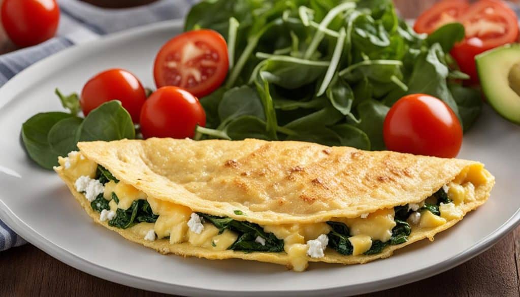 protein-rich omelette